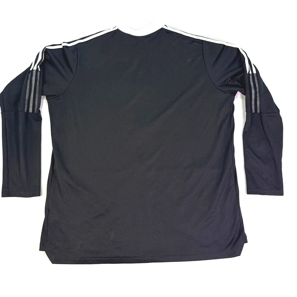 Adidas Mens Primegreen Aeroready Track Jacket Black White 3XLT Big and Tall Zip